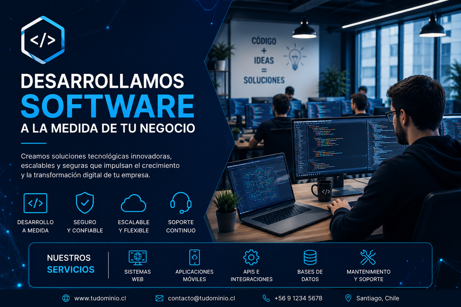 Desarrollamos software a la medida de tu negocio